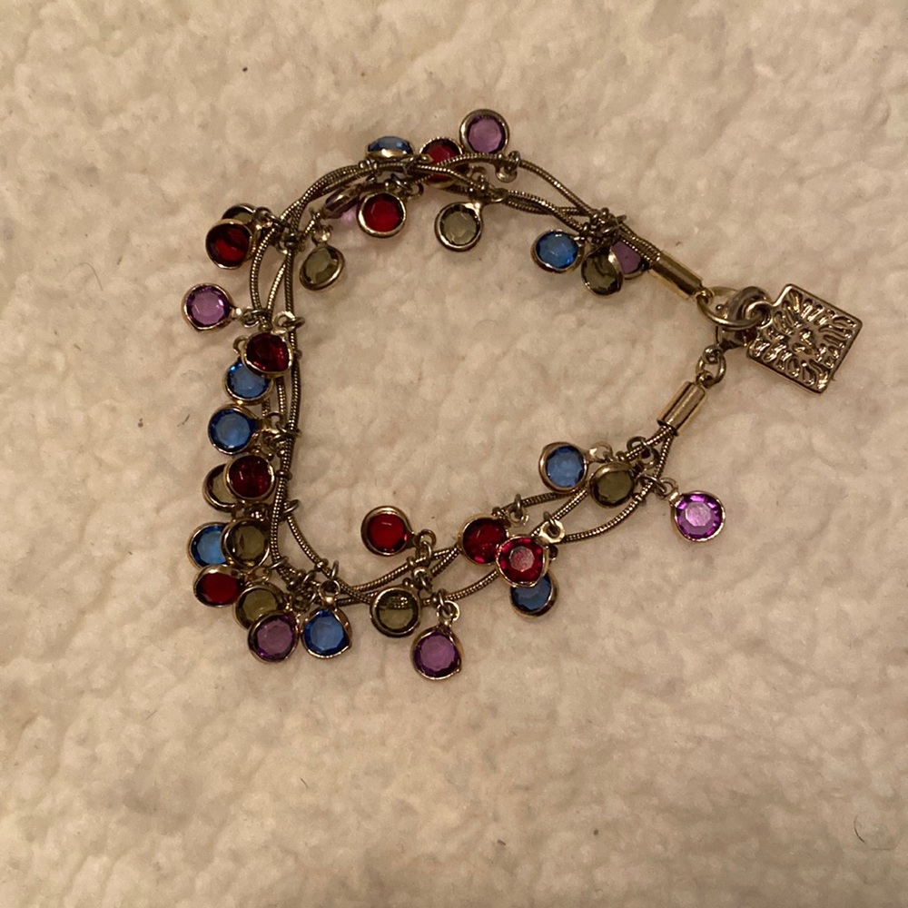 Anne Klein Multicoloured Crystal Bracelet